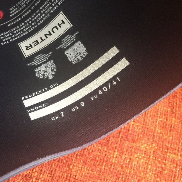 Hunter // Matte Blue Original Wellies - Picture 8 of 8